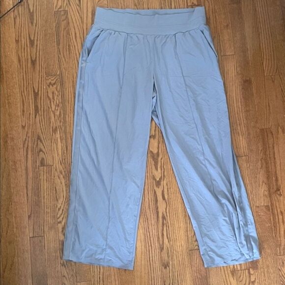 Athleta Nolita Wide Leg Purple  Workout Pants Sz 18 - Picture 2 of 9